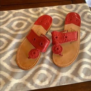 Red Jack Rodger sandals